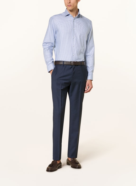 OLYMP Hemd Luxor modern fit BLAUGRAU / WEISS