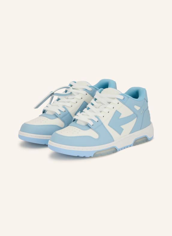 Off-White Sneaker OUT OF OFFICE LYSEBLÅ / HVID