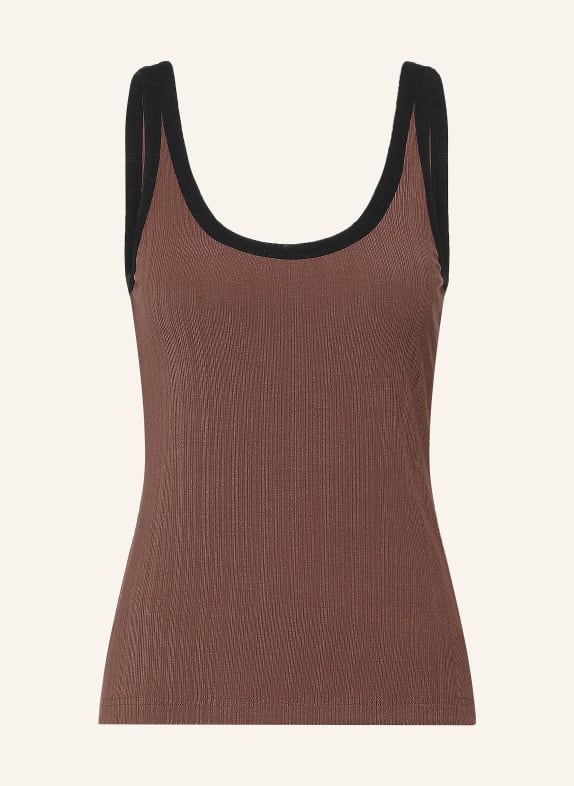 VARLEY AYDA Top DARK BROWN / BLACK