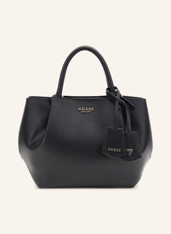 GUESS AMORETTE Handbag BLACK / SILVER