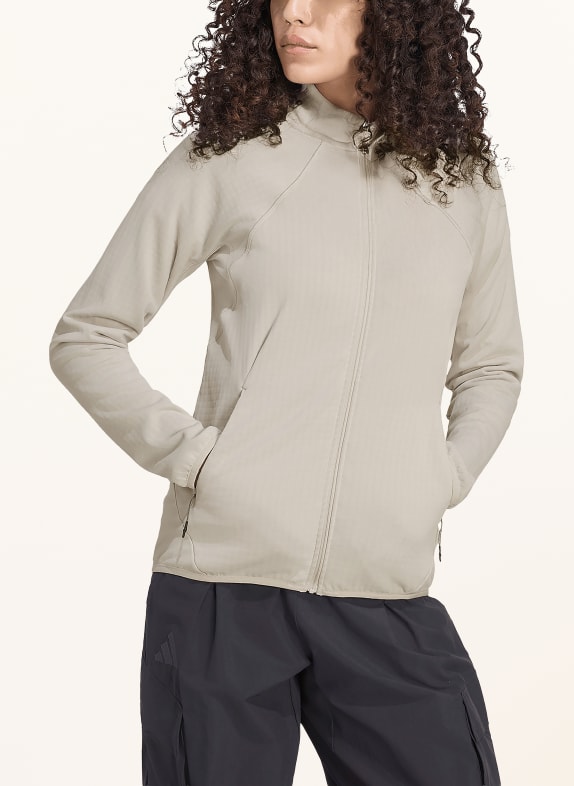 adidas TERREX Midlayer-jas TERREX XPERIOR CLIMAWARM+ VENTKNIT LICHTGRIJS