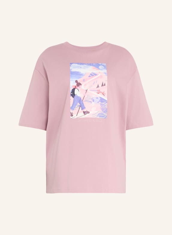 adidas TERREX Oversized-T-shirt TERREX SECRET PATHS AHEAD GRAPHIC GAMMELROSA / ROSA / BLÅ