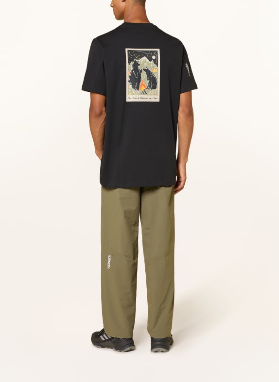adidas TERREX T-shirt TERREX CAMPER ZWART