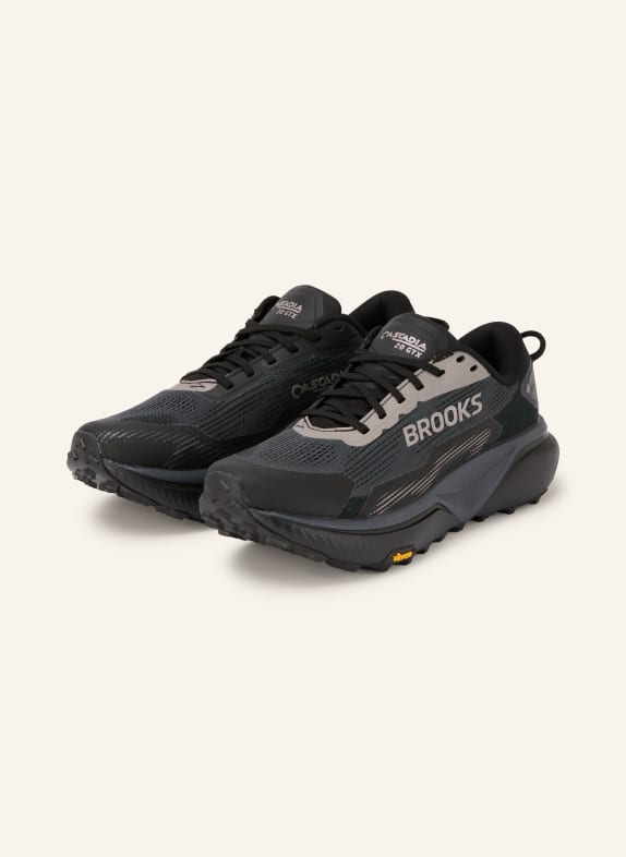 BROOKS Trailrunning-Schuhe CASCADIA 20 GTX SCHWARZ / DUNKELGRAU