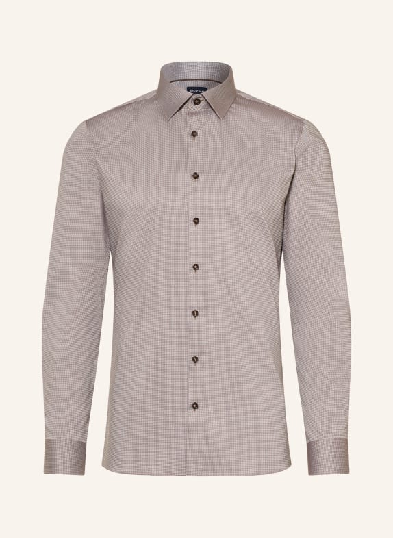 OLYMP Chemise n° Six, coupe ultra-ajustée MARRON