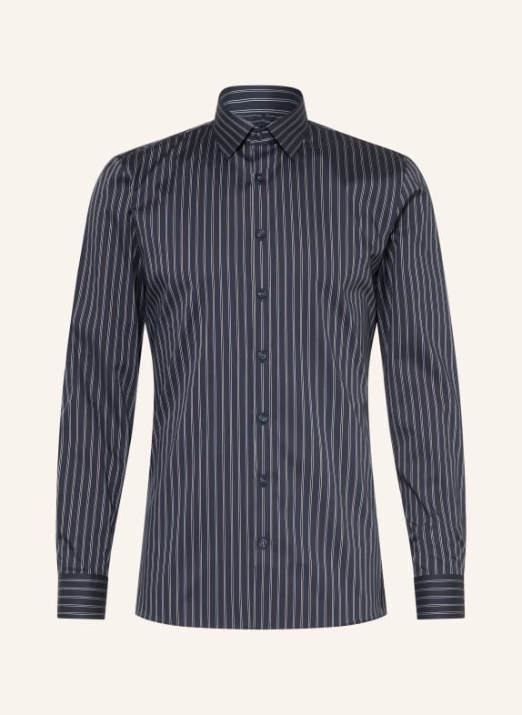 OLYMP Hemd No. Six super slim DUNKELBLAU / WEISS