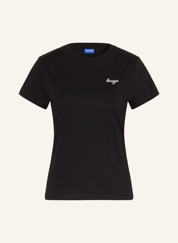 HUGO T-Shirt DAMATEE SCHWARZ / WEISS