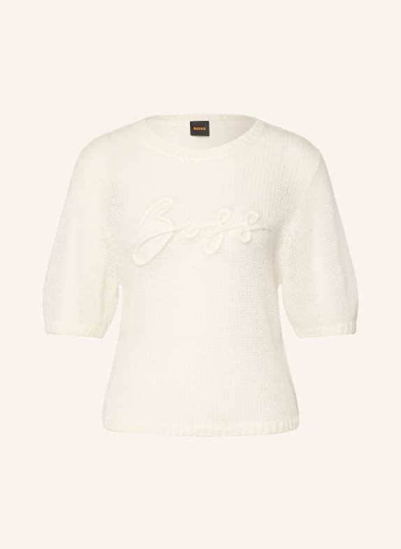 BOSS Haut en maille FAREZZA avec mohair BLANC