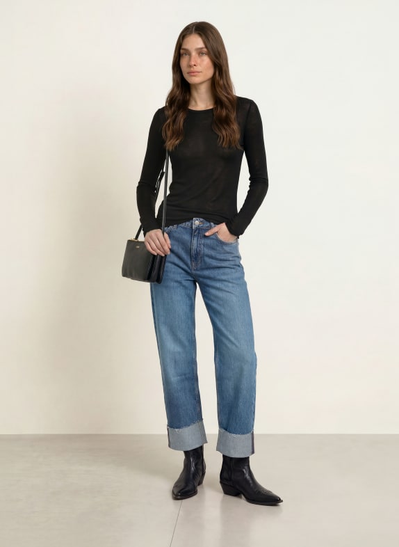 BOSS Longsleeve EDELINE ZWART