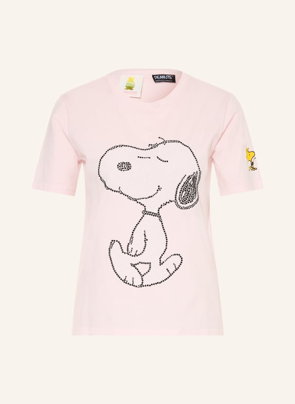 Princess GOES HOLLYWOOD T-shirt met strass-steentjes ROSE CLAIR / WIT / ZWART
