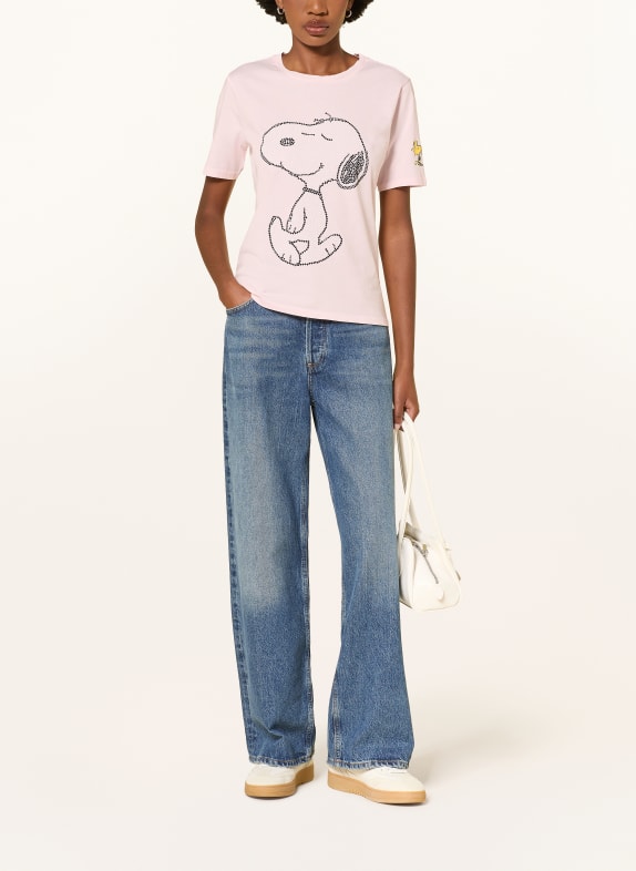 Princess GOES HOLLYWOOD T-Shirt mit Schmucksteinen HELLROSA / WEISS / SCHWARZ