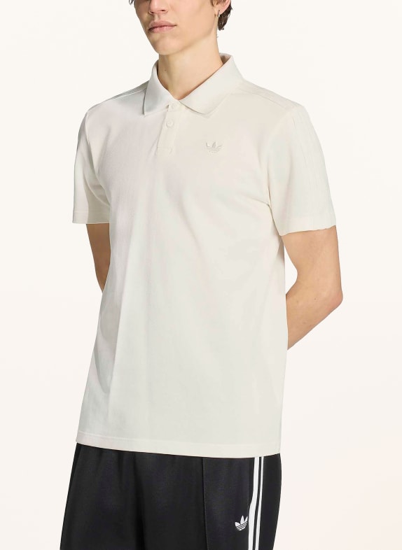adidas Originals Piqué-poloshirt met 3 strepen WIT
