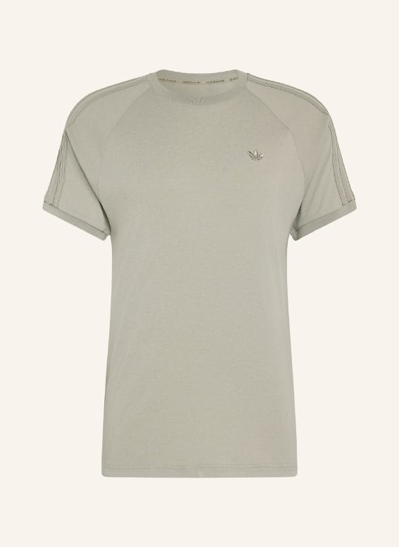 adidas Originals T-shirt med 3 ränder LJUSGRÖN