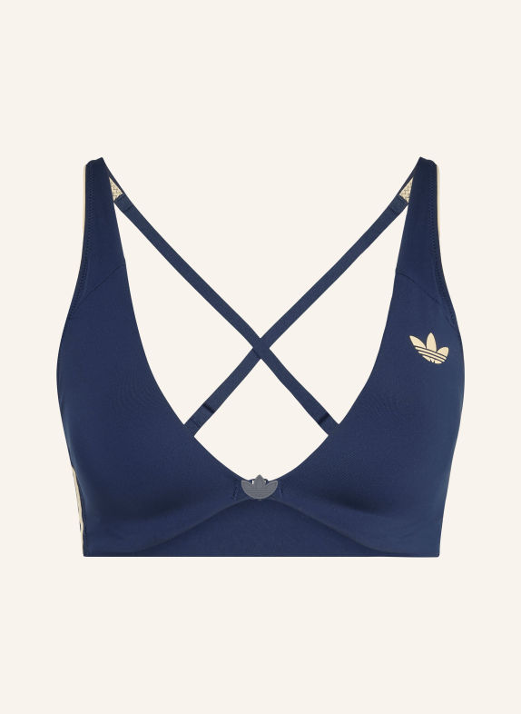 adidas Originals Sportovní podprsenka ADIDAS ORIGINALS SPORT MODRÁ / KRÉMOVÁ