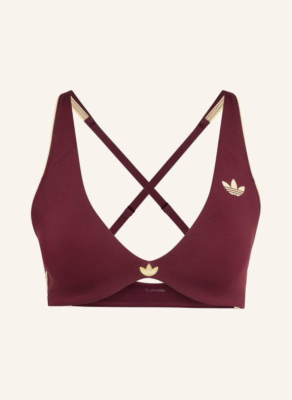 adidas Originals ADIDAS ORIGINALS SPORT Sports bra DARK RED / CREAM