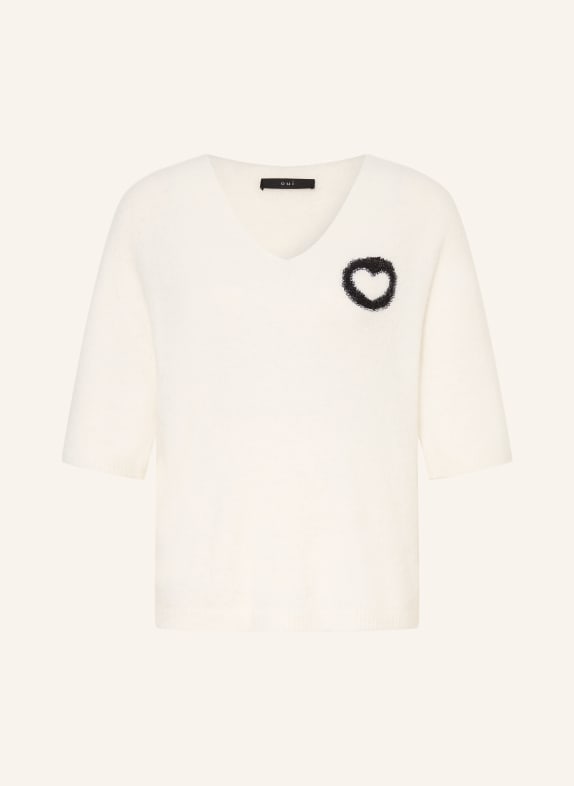 oui Sweater with 3/4-length sleeves ECRU