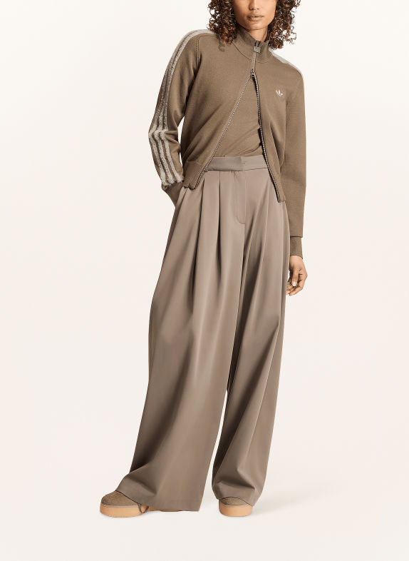 adidas Originals Strickjacke FIREBIRD BRAUN / KHAKI