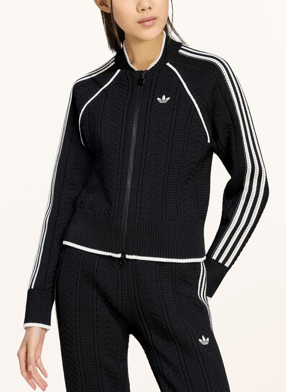 adidas Originals Vest SST met afneembare capuchon ZWART / WIT