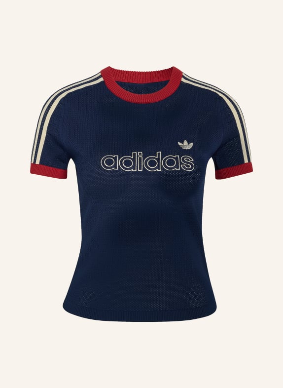 adidas Originals Tričko CALI TMAVĚ MODRÁ / KRÉMOVÁ / TMAVĚ ČERVENÁ