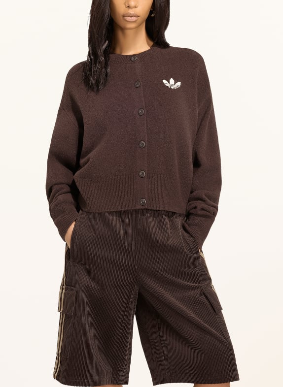 adidas Originals ESSENTIALS Cardigan DARK BROWN
