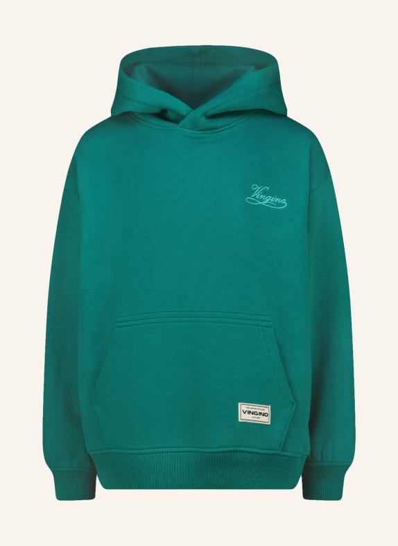 VINGINO Hoodie NINO MÖRKGRÖN / MINT