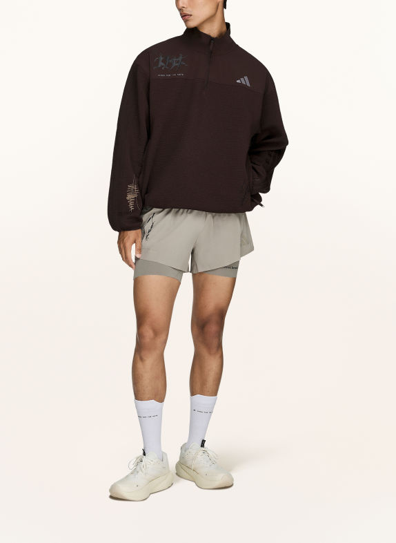 adidas Laufjacke DUNKELBRAUN