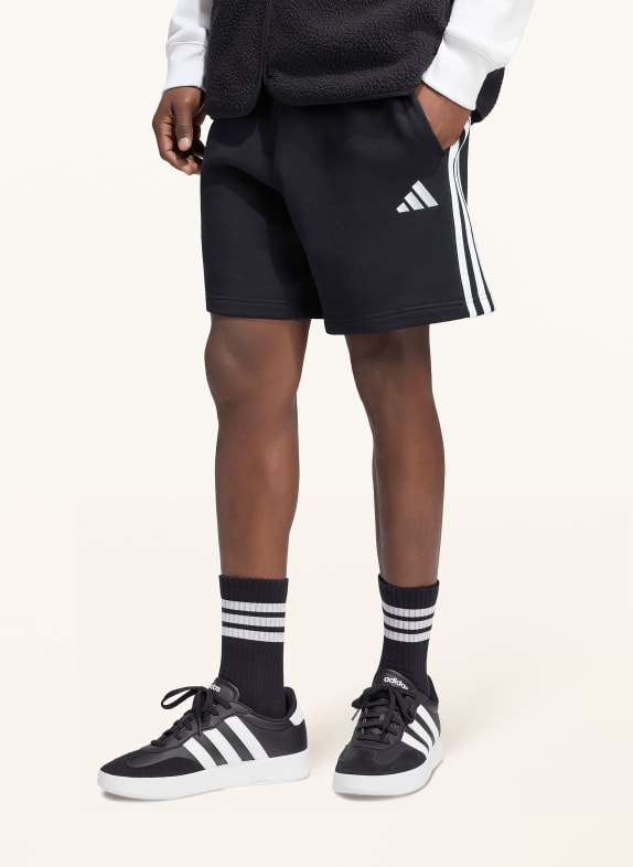 adidas Sweatshort 3S ZWART / WIT