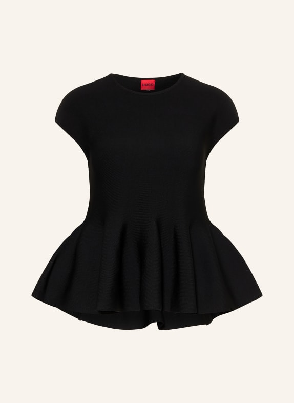 HUGO SIEFATA Blouse Top BLACK