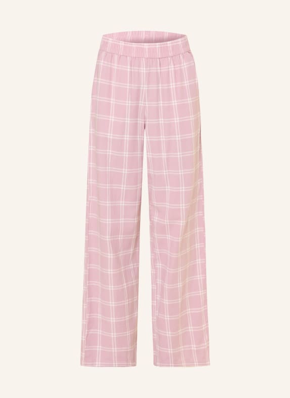 darling harbour Bas de pyjama en flanelle ROSE