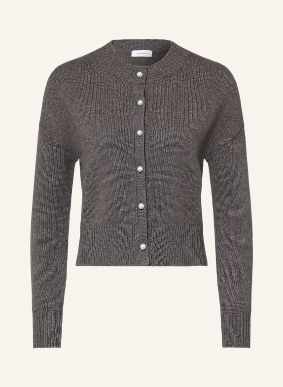 darling harbour Cashmere cardigan truffle melange