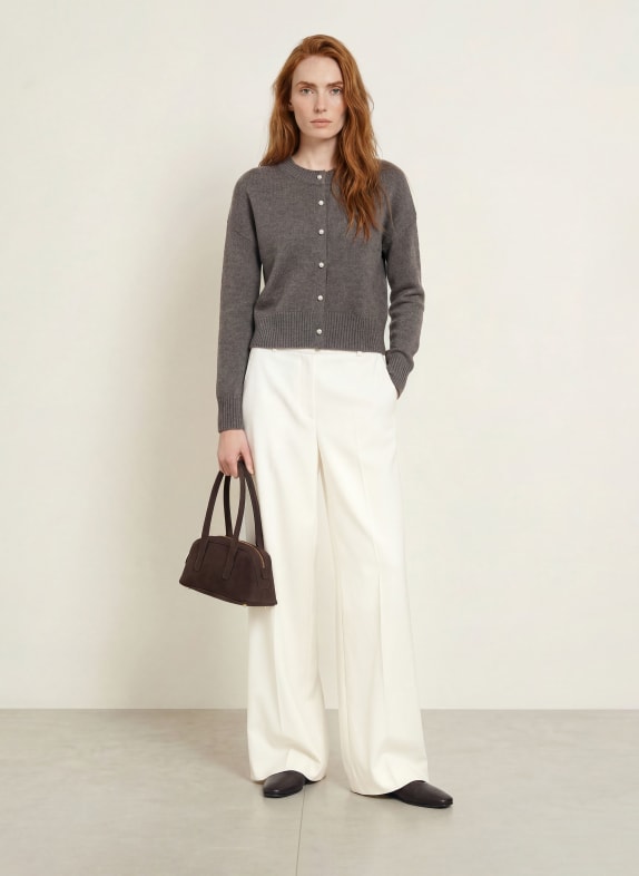 darling harbour Strickjacke mit Cashmere truffle melange