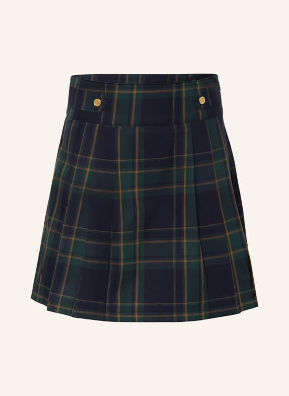 GUESS Jupe plissée GROEN / CHAMEAU / BLEU FONCÉ