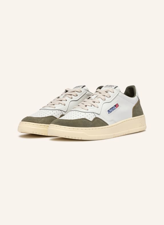 AUTRY Baskets MEDALIST LOW FT BLANC / GROEN