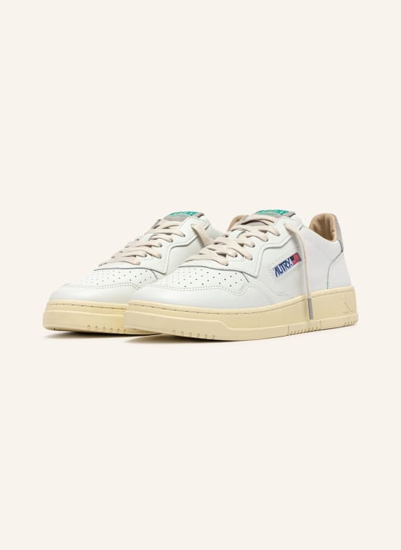 AUTRY Sneakers MEDALIST LOW HJ BLANC / GRIS / VERT