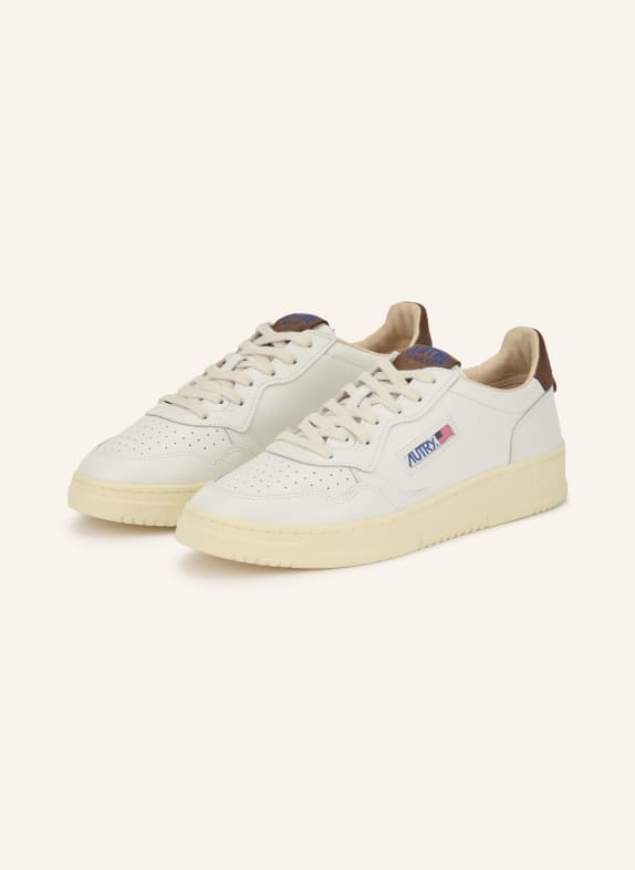 AUTRY Sneakers MEDALIST LOW HJ CRÈME / BRUIN / DONKERBLAUW