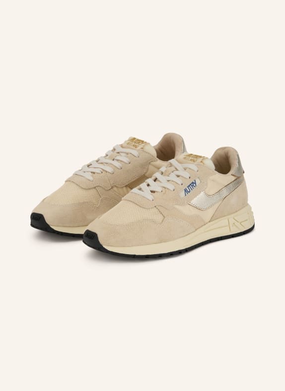 AUTRY Sneaker REELWIND LOW YD BEIGE / SØLV / ECRU