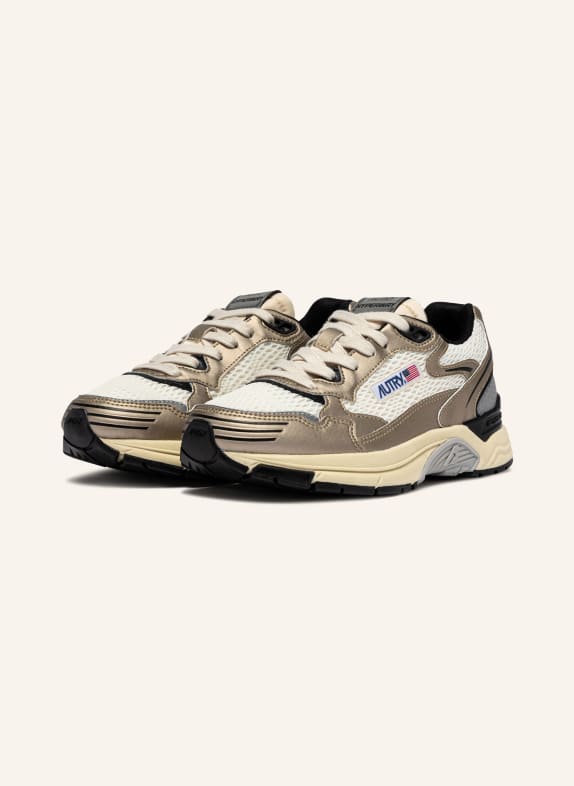 AUTRY Sneaker HYPERWAY LOW WOM CREME / GULD / SORT