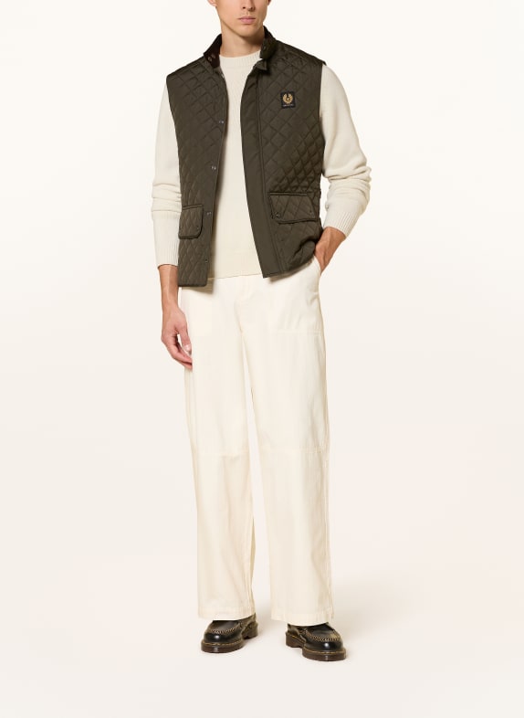 BELSTAFF Gewatteerd vest ICON OLIJF / ZWART