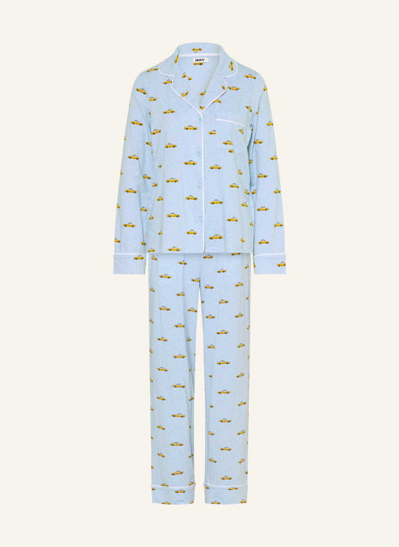 DKNY Pyjama BLEU CLAIR / JAUNE FONCÉ