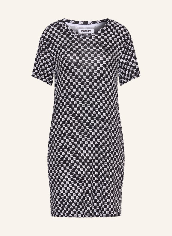 DKNY Chemise de nuit TIMELESS STYLES NOIR / ÉCRU