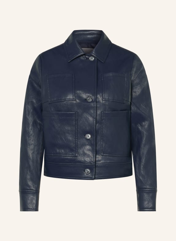 CATNOIR Blazer in leerlook DONKERBLAUW