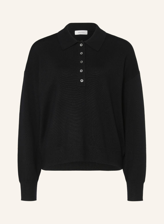 darling harbour Pull en laine mérinos BLACK