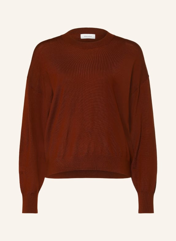darling harbour Pullover aus Merinowolle CINNAMON