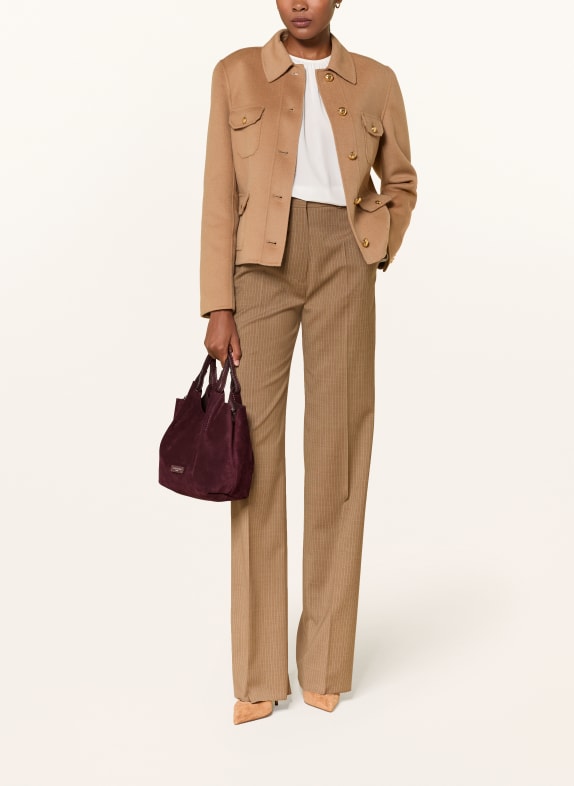 GIANNI CHIARINI Handtas DUA MEDIUM met Pouch DONKERROOD