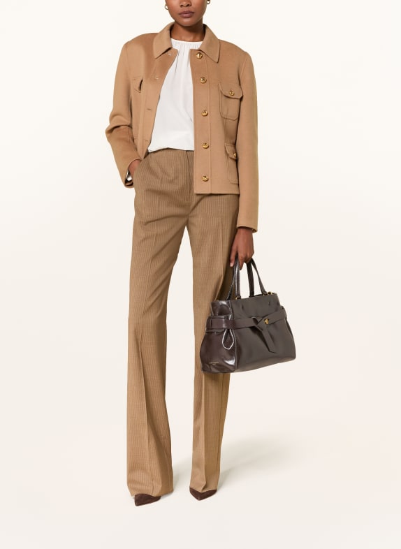 GIANNI CHIARINI Handtas MIRANDA MARRON FONCÉ / GOUD