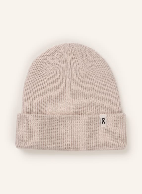On Merino wool Hat LIGHT BROWN