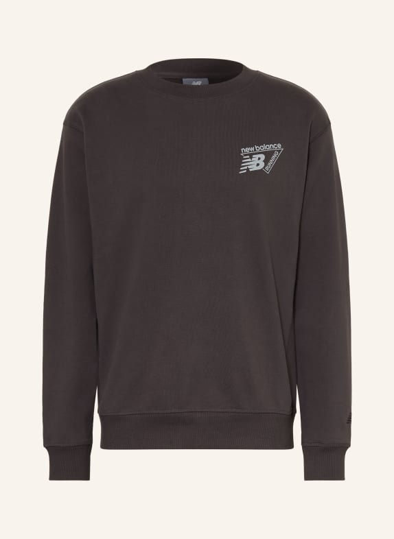 new balance Sweatshirt NOIR / GRIS CLAIR