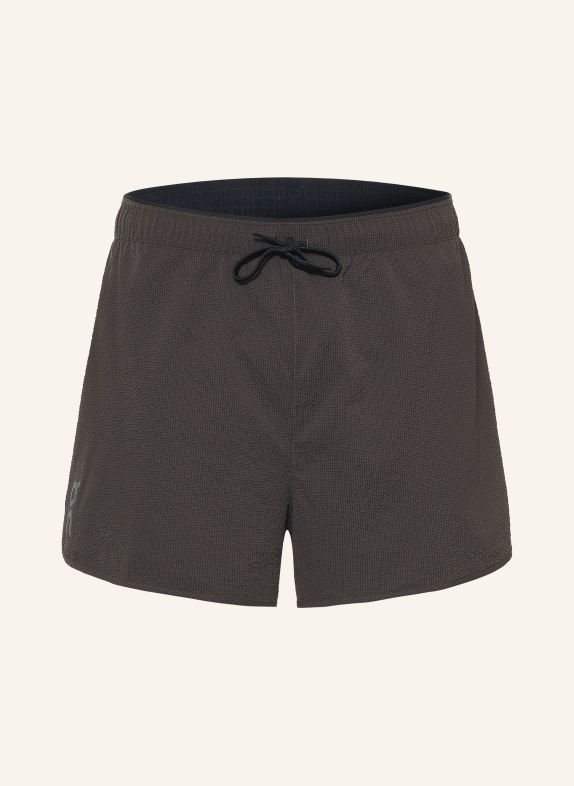 On 2-in-1-Laufshorts PERFORMANCE VOLT DUNKELBRAUN