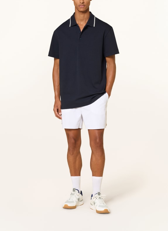 On Tricou polo din țesătură piqué COURTSIDE ALBASTRU ÎNCHIS