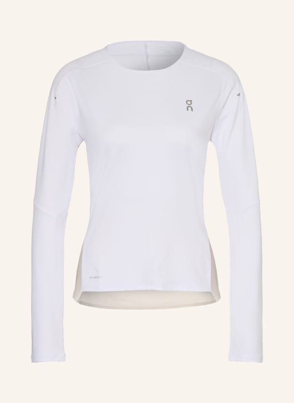 On Trainingsshirt PERFORMANCE WIT / LICHTGRIJS